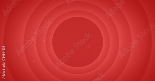 Digital image of a white Finis sign appearing in the screen while background shows red circle patter