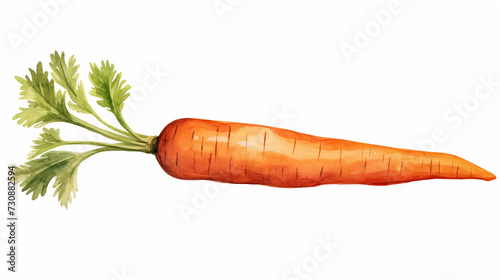 Hand drawn carrot illustration material 