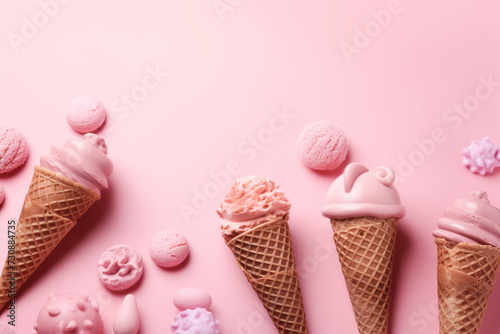Composition of ice cream cones