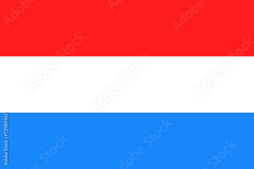 Luxemburg national flag vector eps