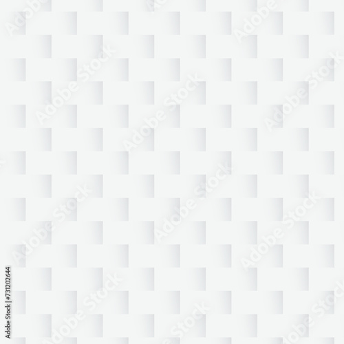 seamless pattern of squares Random shifted white cube boxes block background for wallpaper box vector pattern 