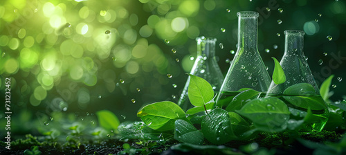Conducting experiments using plant-filled flasks exemplifies the principles of green chemistry