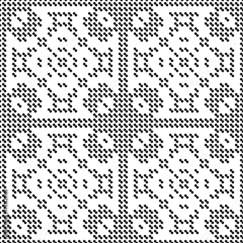 Seamless pattern. Geometrical backdrop. Simple shapes wallpaper. Circles ornament. Digital paper, web designing, textile print. Figures background. Dots motif. Vector