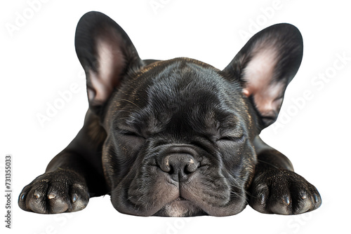 French bulldog puppy sleeping