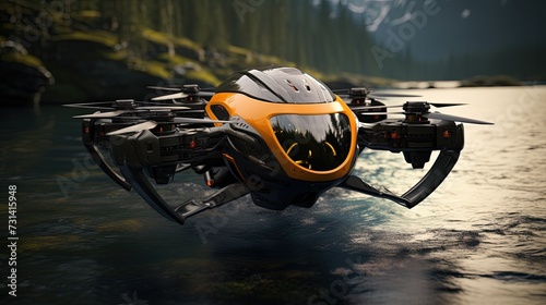 Amphibious personal drones technology