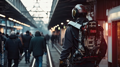 Robotic exoskeletons for commuting