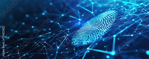 Digital biometric data security and identify, scanning system of fingerprint