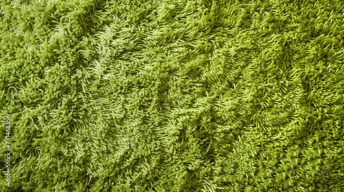 Green shag carpeting 1970's style