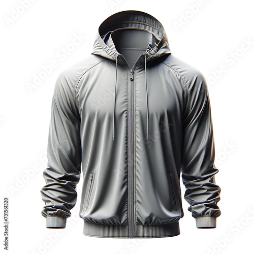 Men's sports jacket. Insulated black sports jacket