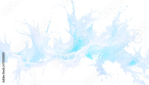 Water splash (transparent background) png with alpha channel