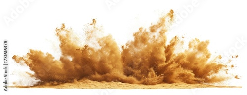 Dirt Explosions in the Air sand explosion