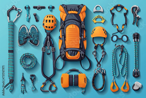 Safety Equipment: Use appropriate safety gear like harnesses, ropes, and helmets
