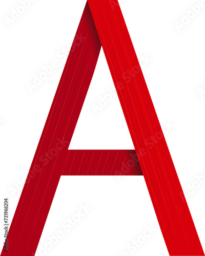 red letter a