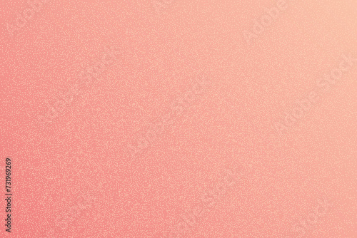 Pastel peach dotted textured background, noisy gritty dot halftone effect, vector neon illustration. Fashionable banner in grunge style.