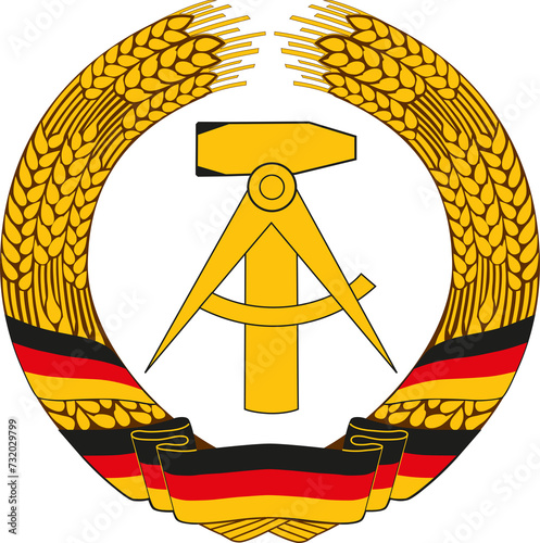 DDR Wappen, DDR Emblem