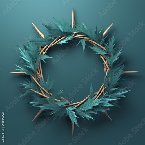 Crown of thorns cross