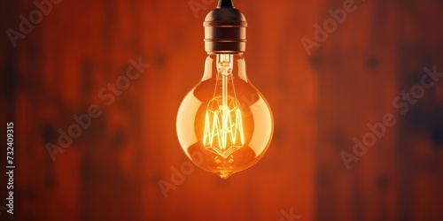 A light bulb with the word "ama" on it. Can be used to represent ideas, innovation, or creativity