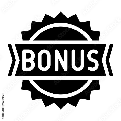 Bonus icon vector image. Can be used for Casino.