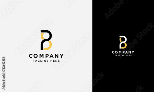 PS initial logo concept monogram,logo template designed to make your logo process easy and approachable. All colors and text can be modified