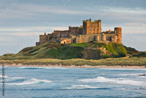 Europa, Grossbritannien, England, Northumberland, Bamburgh Castle