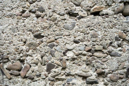close up texture of old stone concrete wall