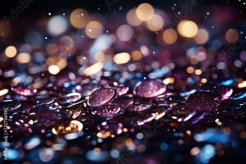 Drops and glitter background for psychological disorder awareness or DSM classification