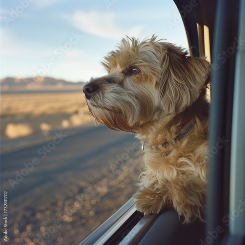 Thrilling Road Trip: Dog and Owner Adventure