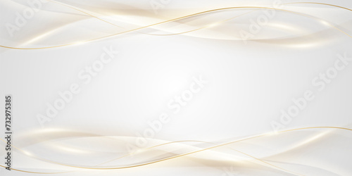 white background design With luxurious effect elements Vector illustration