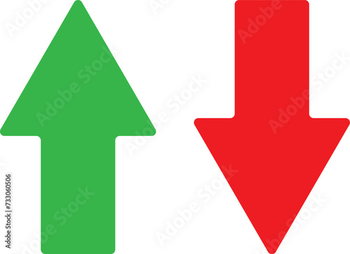 Up and down arrow. Up and down arrow vector design.