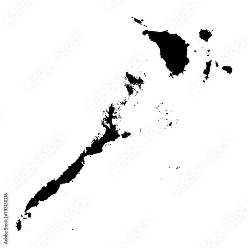 Mimaropa Region map, administrative division of Philippines. Vector illustration.