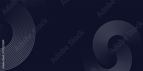 Spiral sound wave rhythm line dynamic abstract vector background modern.