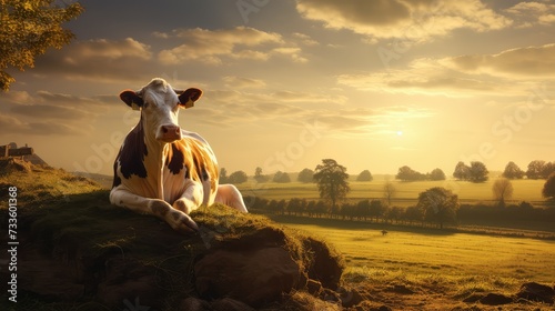 yoga cow stretch