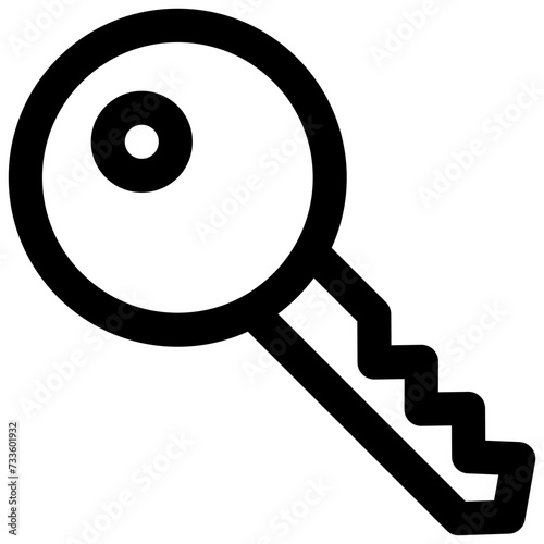 Keys vector outline icon