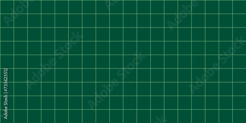 Green checkered grid background. Seamless vector pattern. Cutting Mat Pattern.