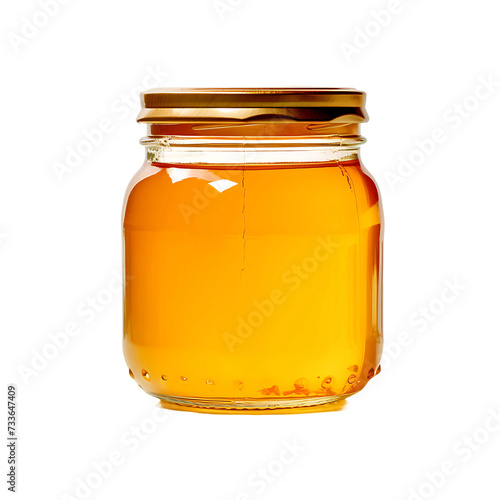 Transparent Sweet Honey Jar in PNG
