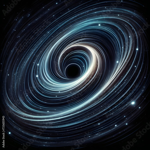 abstract spiral blackhole background