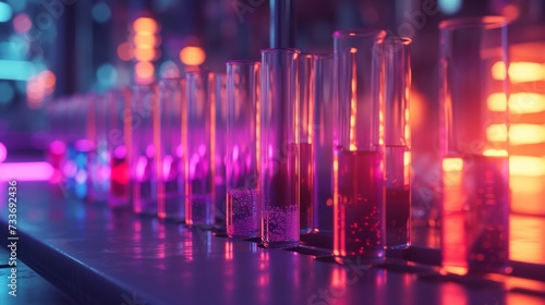 Neon Glow of Science