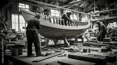vessel building a boat
