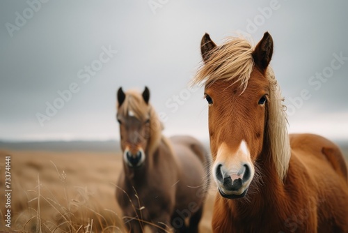 icelandic ponies