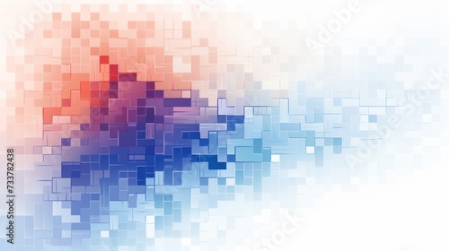 Abstract Cross-Stitch Pattern background or banner