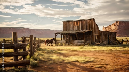 ranch wild west building