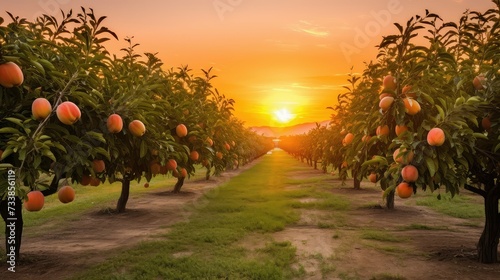 orchard peach farm