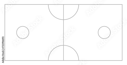 Layout Court of 'Sepak Takraw', is a foot volleyball game, quite literally means 'to kick a rattan ball', sport native that originated in Southeast Asia. Format PNG