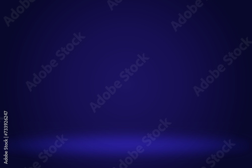 Abstract blue background,Smooth blur background like in a room with spot lights shining on the floor or on the stage,Vector illustration