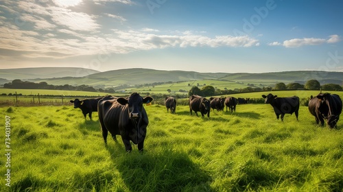 ranch angus cow farm