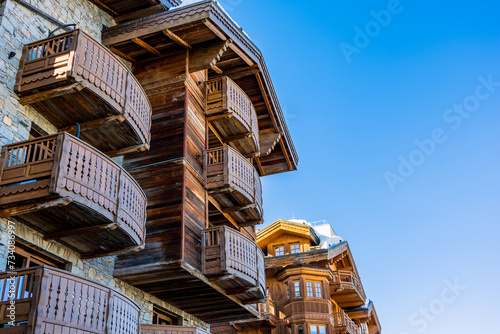 La station de Courchevel 1850 dans les Alpes