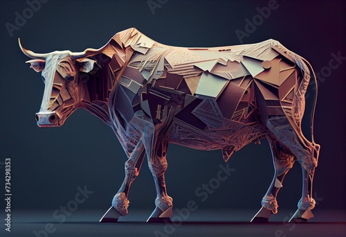 cash cow generative ai illustration