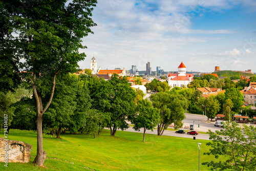 Vilnius, Lithuania city view on a summer day