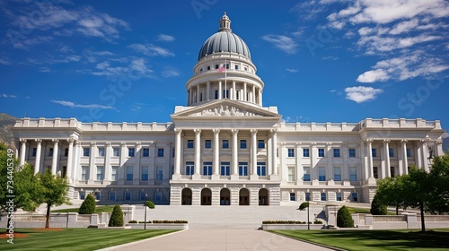 history utah state capital building