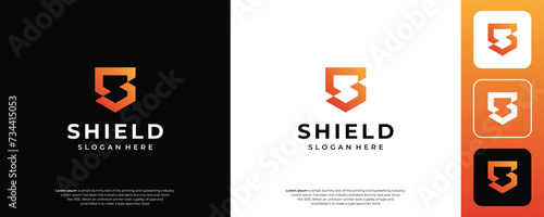 Letter S security logo design for your company